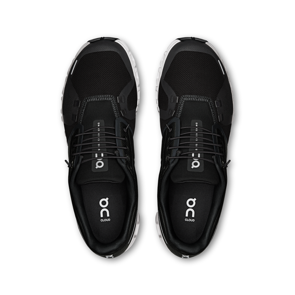 On Running Men's Cloud 6 Wide in Black/White
