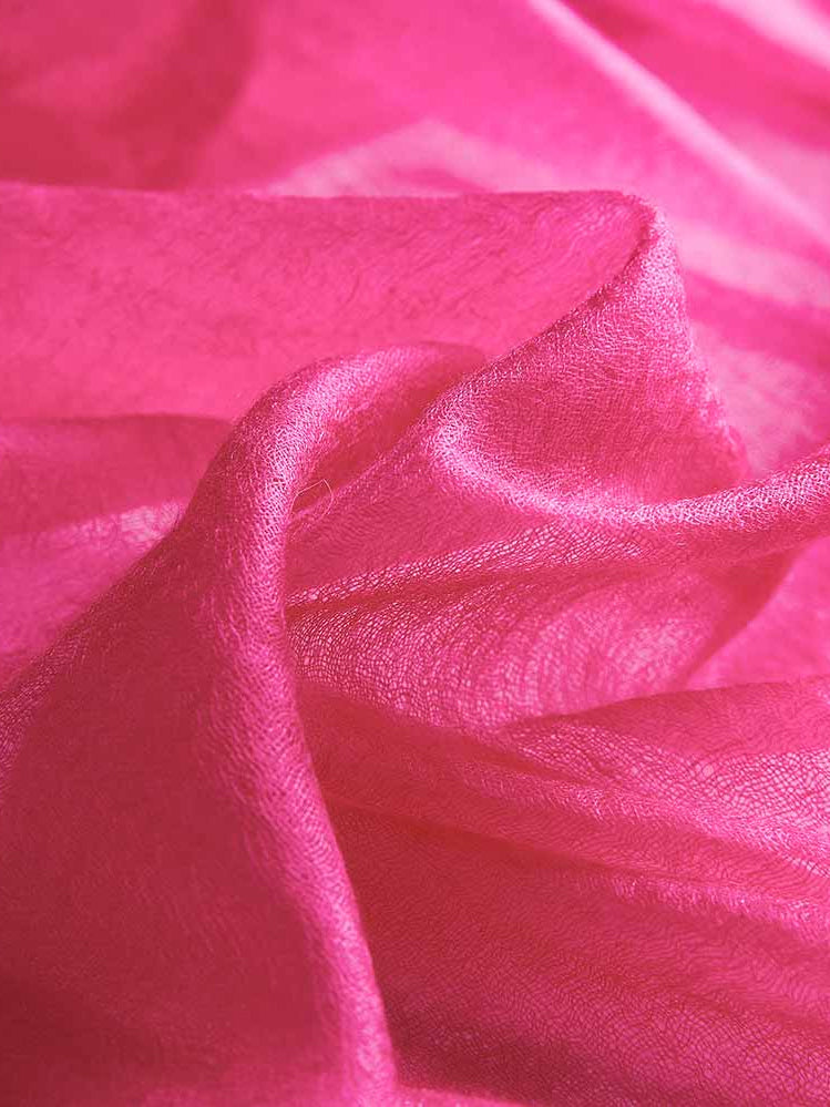 Featherlight Fuchsia Cashmere Scarf