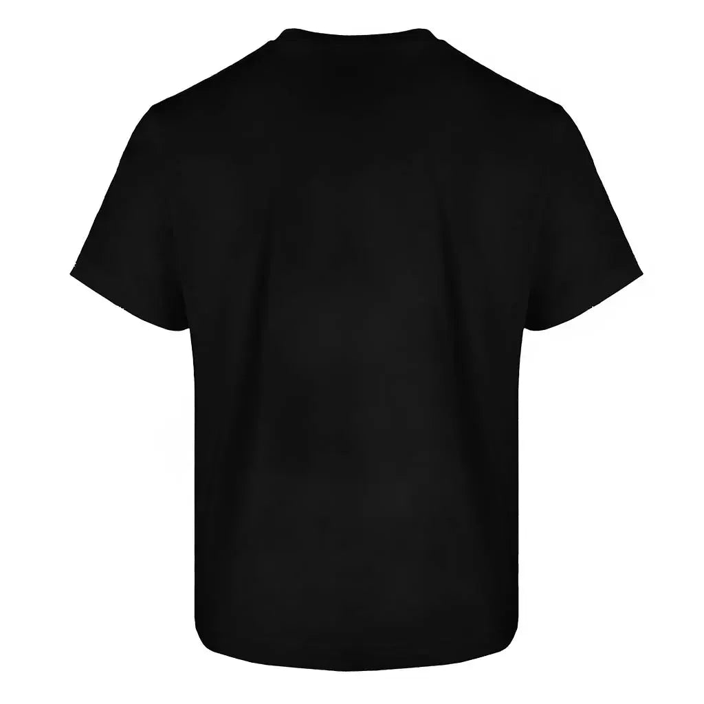 BLACK LOOPWHEELED T-SHIRT