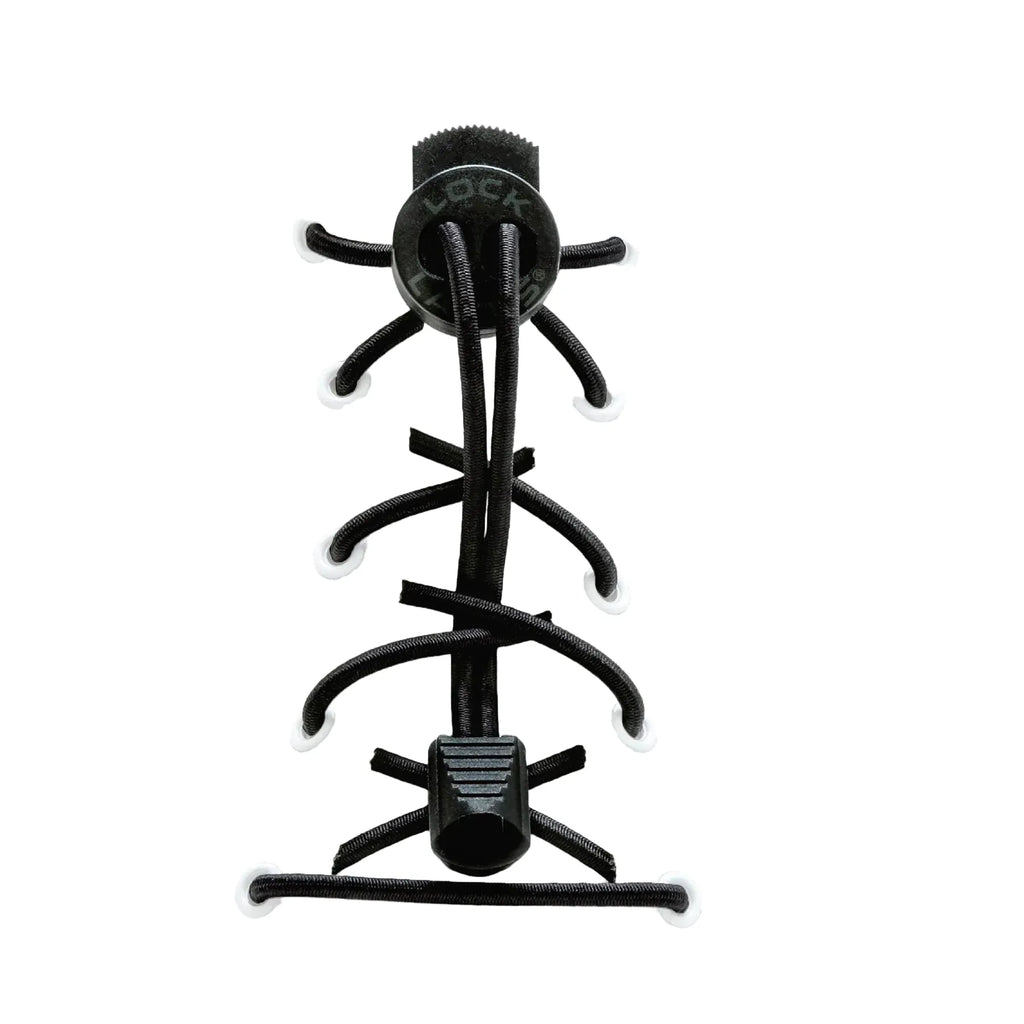 Solid No-Tie Shoelaces in Black
