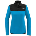 The North Face Women's Hero Blue/ TNF Black Glacier 1/4-Zip Fleece