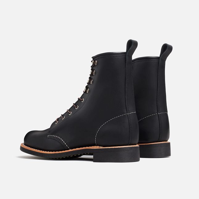 Red Wing Women's Silversmith Short Boot in Black Boundary Leather