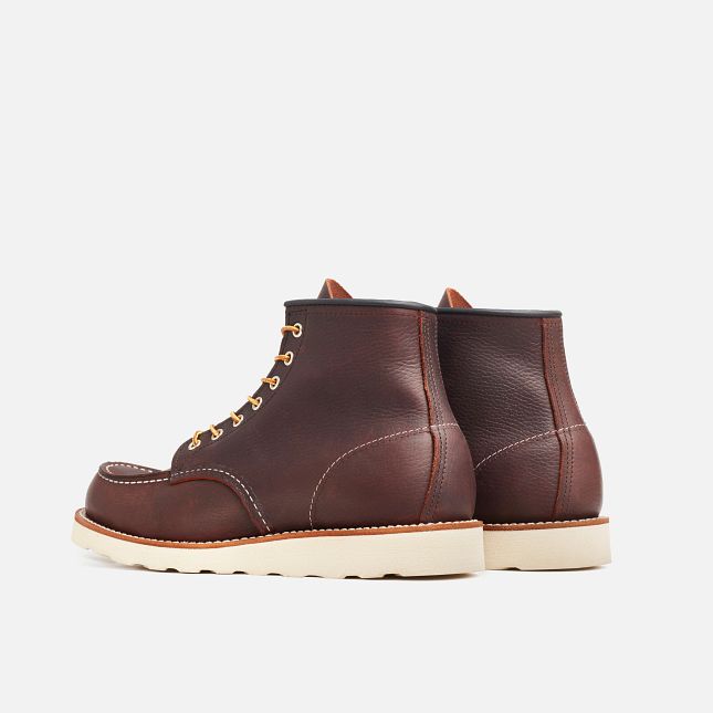 Red Wing Men's Classic Moc 6" Boot 8138 in Briar Oil-Slick Leather