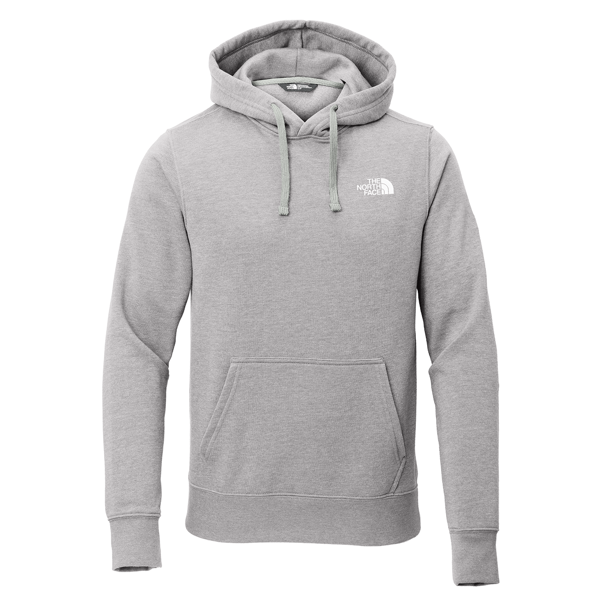 The North Face Men's Light Grey Heather Chest Logo Pullover Sweatshirt