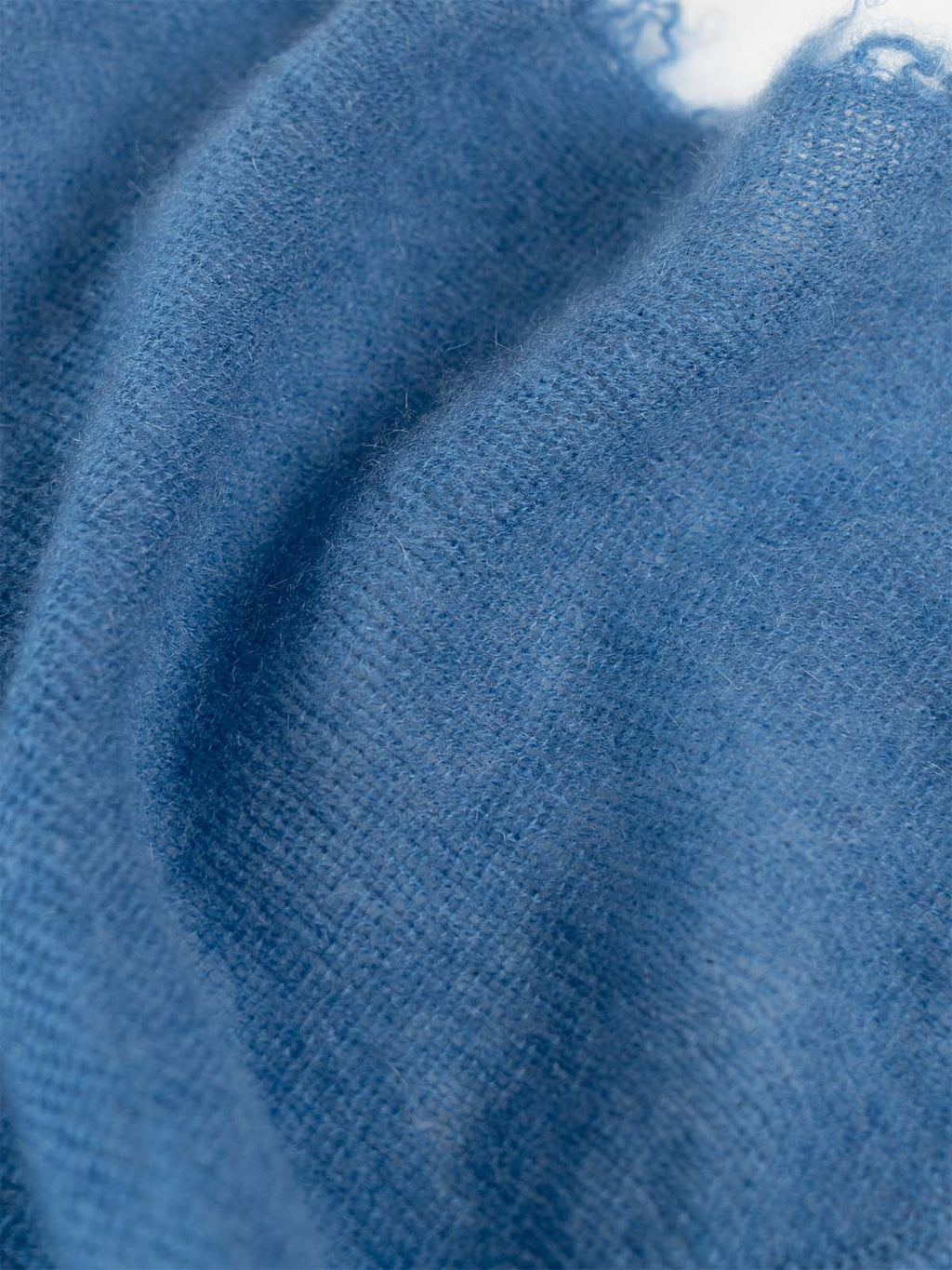 French Blue CloudPuff Cashmere Scarf