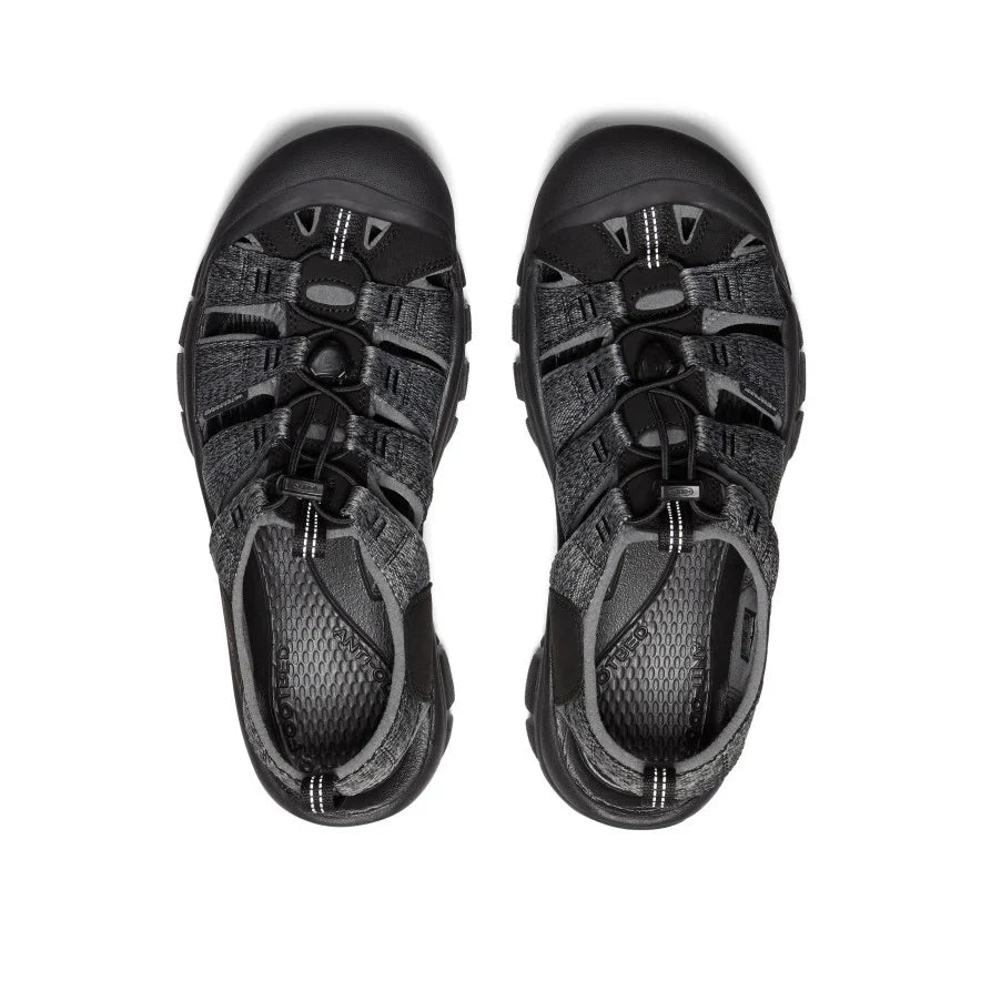 Keen Men's Newport H2 in Black Steel Grey