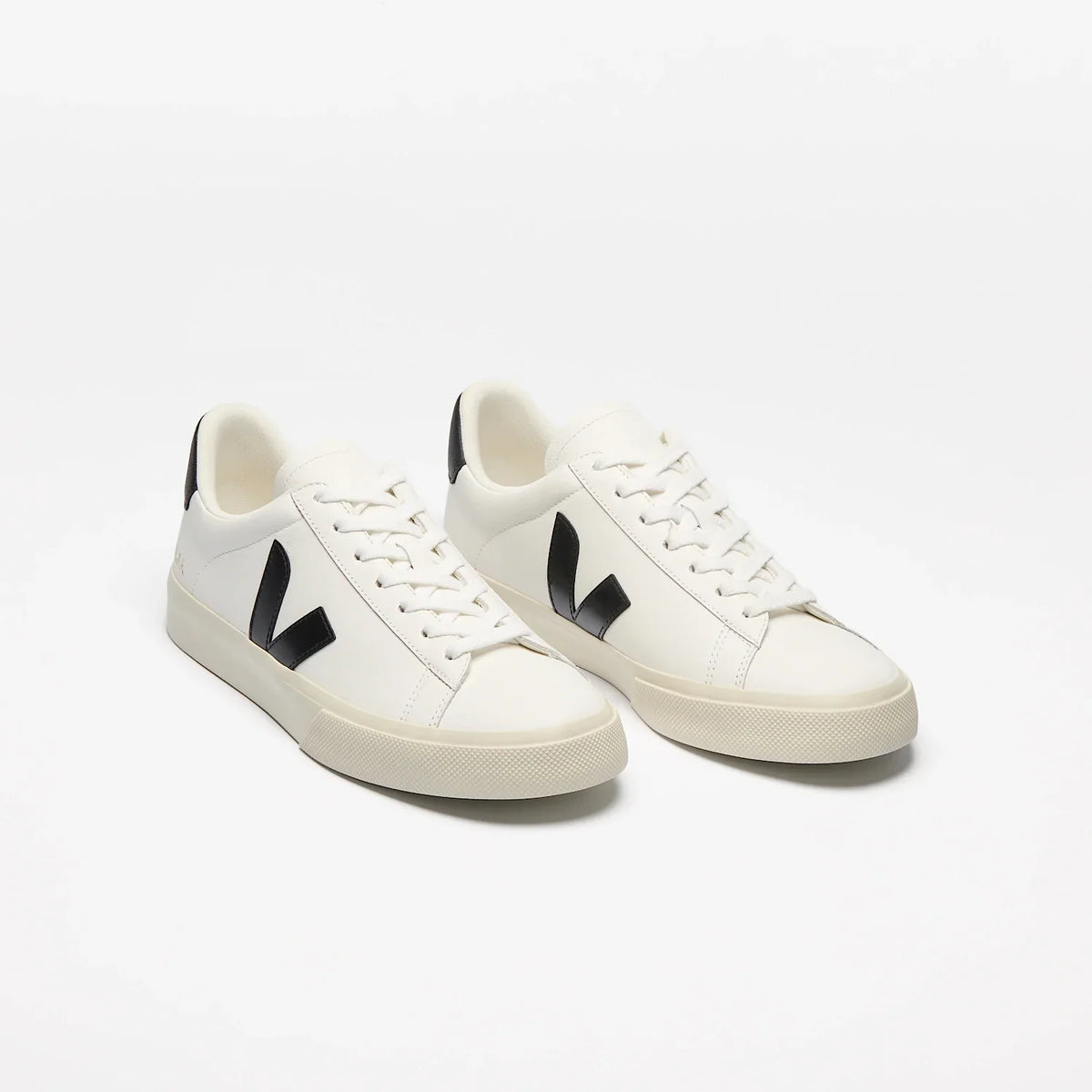 Veja Women's Campo Leather in White Black